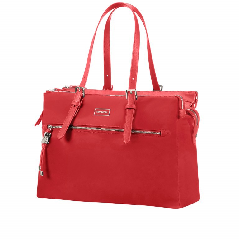 Shopper Karissa Biz Shopping Bag Formula Red, Farbe: rot/weinrot, Marke: Samsonite, EAN: 5414847768361, Abmessungen in cm: 40.5x29x21.5, Bild 1 von 4