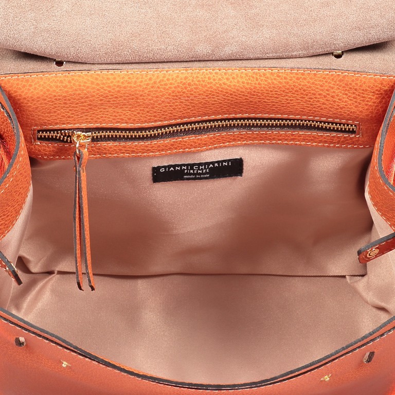 Handtasche Elettra 6349-RMN-RE Brick, Farbe: orange, Marke: Gianni Chiarini, Abmessungen in cm: 29x28x11, Bild 4 von 6