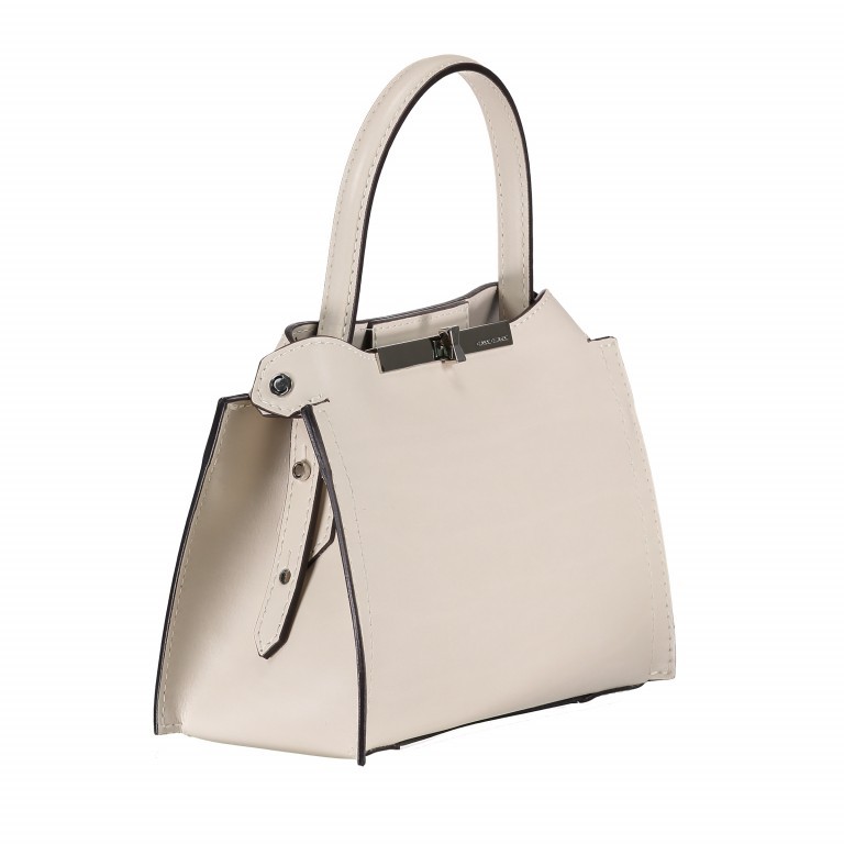 Handtasche XS 5975-LSR Bone, Farbe: weiß, Marke: Gianni Chiarini, Abmessungen in cm: 20.5x16x8, Bild 2 von 3