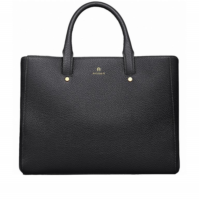 Handtasche Ivy 133-494 Black, Farbe: schwarz, Marke: AIGNER, EAN: 4055539225680, Abmessungen in cm: 32x25x15, Bild 1 von 5