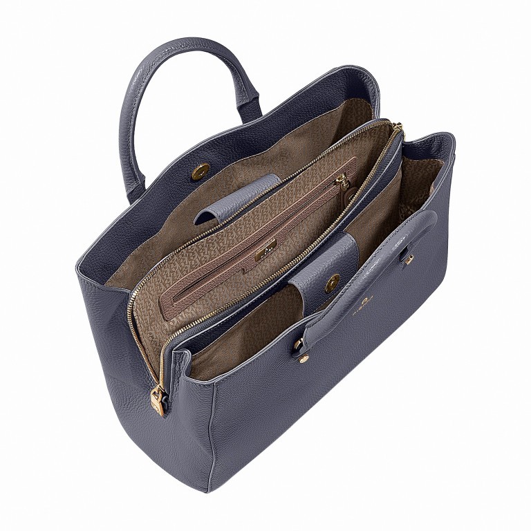 Handtasche Ivy 133-494 Marine, Farbe: blau/petrol, Marke: AIGNER, EAN: 4055539164514, Abmessungen in cm: 32x25x15, Bild 4 von 5