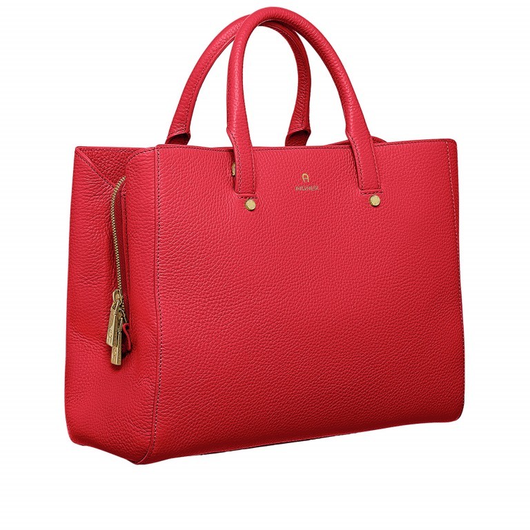 Handtasche Ivy 133-494 Red, Farbe: rot/weinrot, Marke: AIGNER, EAN: 4055539164538, Abmessungen in cm: 32x25x15, Bild 2 von 5