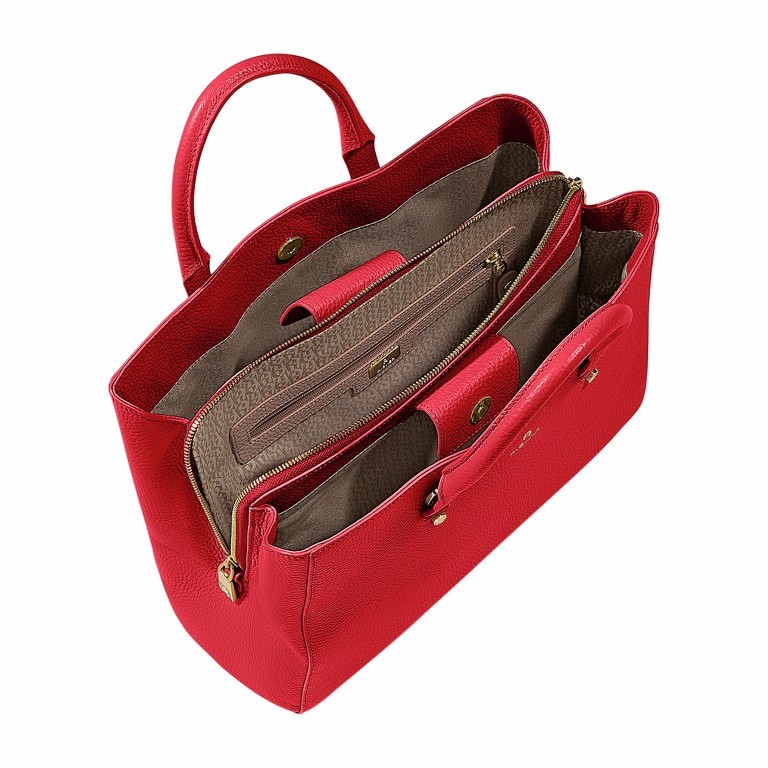 Handtasche Ivy 133-494 Red, Farbe: rot/weinrot, Marke: AIGNER, EAN: 4055539164538, Abmessungen in cm: 32x25x15, Bild 4 von 5