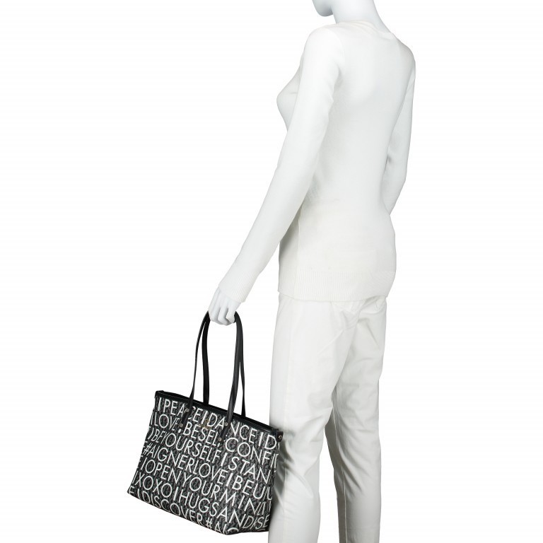 Handtasche Zoe Black, Farbe: schwarz, Marke: AIGNER, EAN: 4055539165917, Abmessungen in cm: 32x24x15, Bild 5 von 5