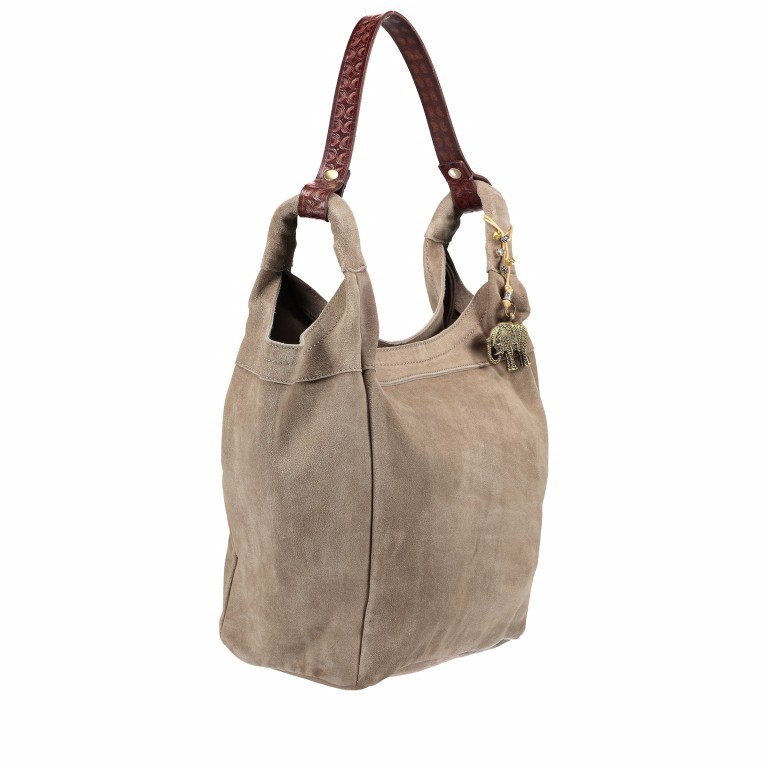 Beutel Hendrix 118-7022 Taupe, Farbe: taupe/khaki, Marke: Anokhi, EAN: 4251131540651, Abmessungen in cm: 30x30x15, Bild 2 von 6