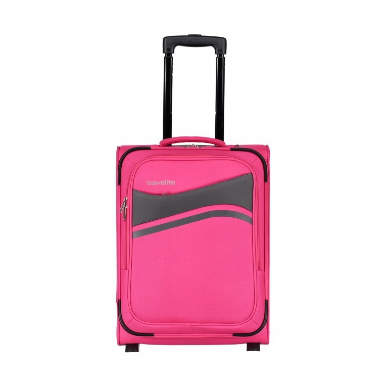 Koffer Wave 53 cm Pink, Farbe: rosa/pink, Marke: Travelite, EAN: 4027002061293, Abmessungen in cm: 38x53x20, Bild 1 von 5