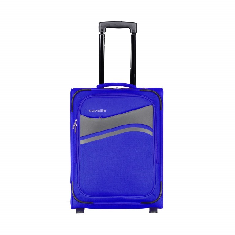 Koffer Wave 53 cm Blau, Farbe: blau/petrol, Marke: Travelite, EAN: 4027002061309, Abmessungen in cm: 38x53x20, Bild 1 von 5