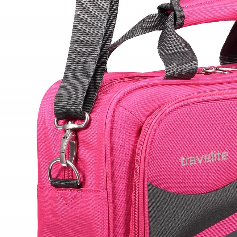 Bordtasche Wave 41 cm Schwarz, Farbe: schwarz, Marke: Travelite, EAN: 4027002057982, Abmessungen in cm: 41x30x15, Bild 7 von 7