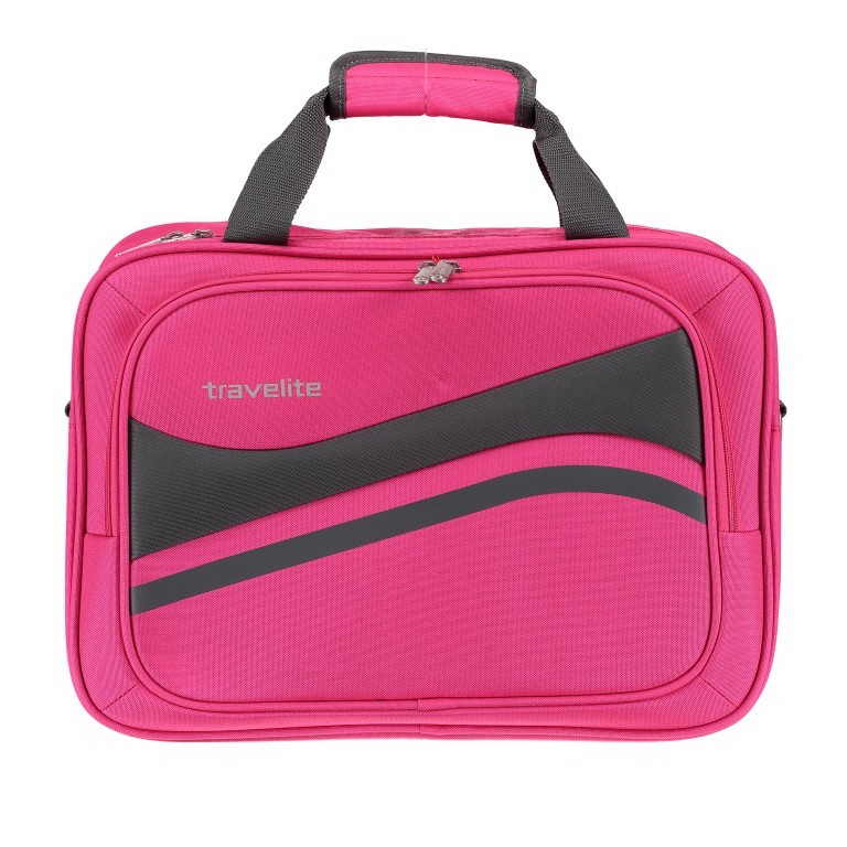 Bordtasche Wave 41 cm Pink, Farbe: rosa/pink, Marke: Travelite, Abmessungen in cm: 41x30x15, Bild 1 von 7