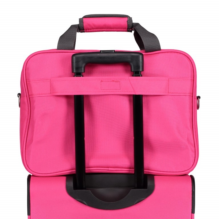Bordtasche Wave 41 cm Pink, Farbe: rosa/pink, Marke: Travelite, Abmessungen in cm: 41x30x15, Bild 5 von 7