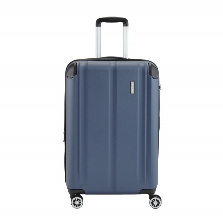 Koffer City 70 cm Blau, Farbe: blau/petrol, Marke: Travelite, Abmessungen in cm: 68x44x28, Bild 1 von 8