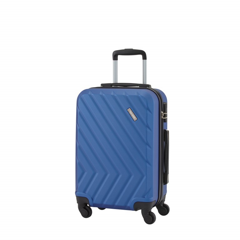 Koffer Quick 55 cm Blau, Farbe: blau/petrol, Marke: Travelite, Abmessungen in cm: 36x55x21, Bild 2 von 3