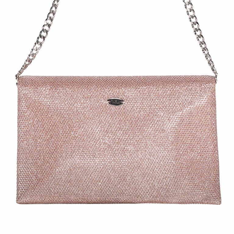 Umhängetasche / Clutch Silber, Farbe: metallic, Marke: Menbur, EAN: 8434908633428, Abmessungen in cm: 19x13x5, Bild 4 von 4