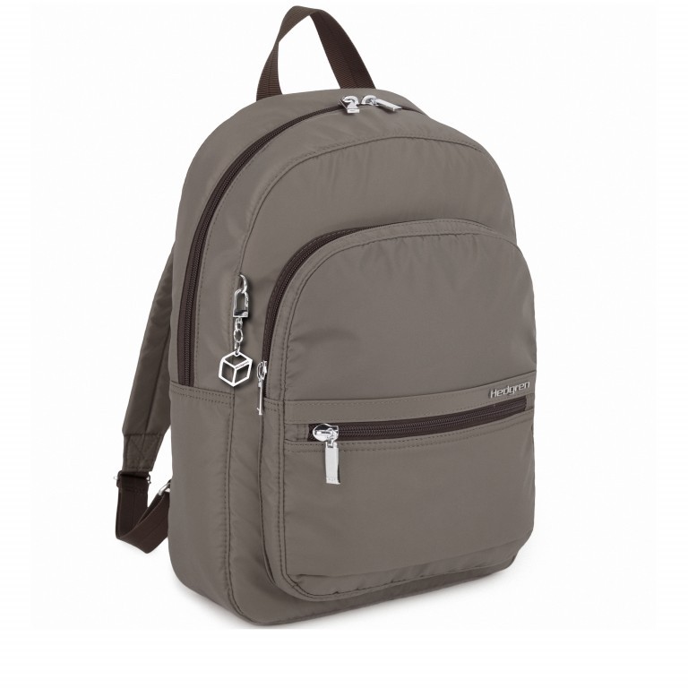 Rucksack Inner City Billie HIC-409 Sepia, Farbe: taupe/khaki, Marke: Hedgren, EAN: 5413507852204, Abmessungen in cm: 26.5x38x10, Bild 1 von 3