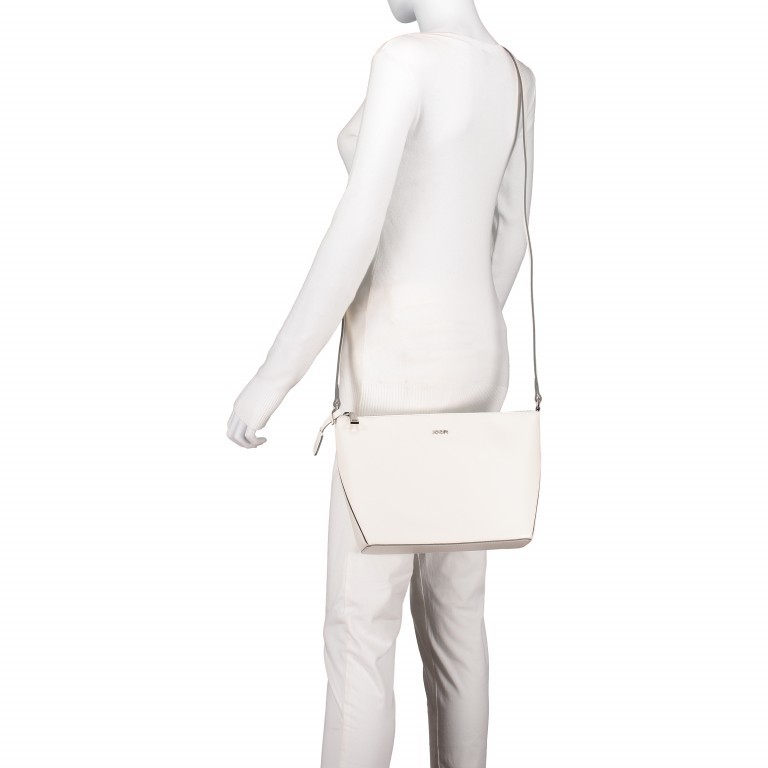 Umhängetasche Pure Nila MHZ Off White, Farbe: weiß, Marke: Joop!, EAN: 4053533597659, Abmessungen in cm: 32x22x10.5, Bild 6 von 6