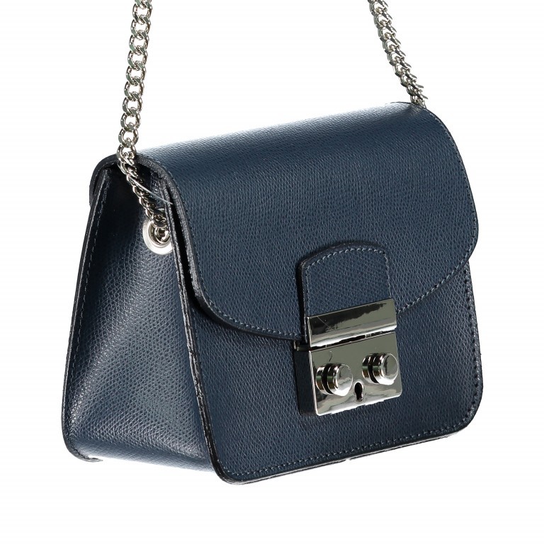 Schultertasche LB-10017 Navy, Farbe: blau/petrol, Marke: Lichtblau, EAN: 4051482463391, Abmessungen in cm: 17x13.5x8, Bild 2 von 5