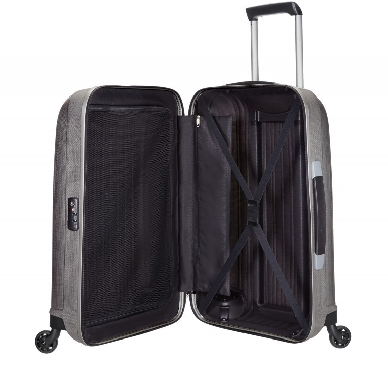 Koffer chronolite Spinner 69 Eclipse Grey, Farbe: anthrazit, Marke: Samsonite, EAN: 5414847616105, Abmessungen in cm: 48.5x69x25, Bild 2 von 7