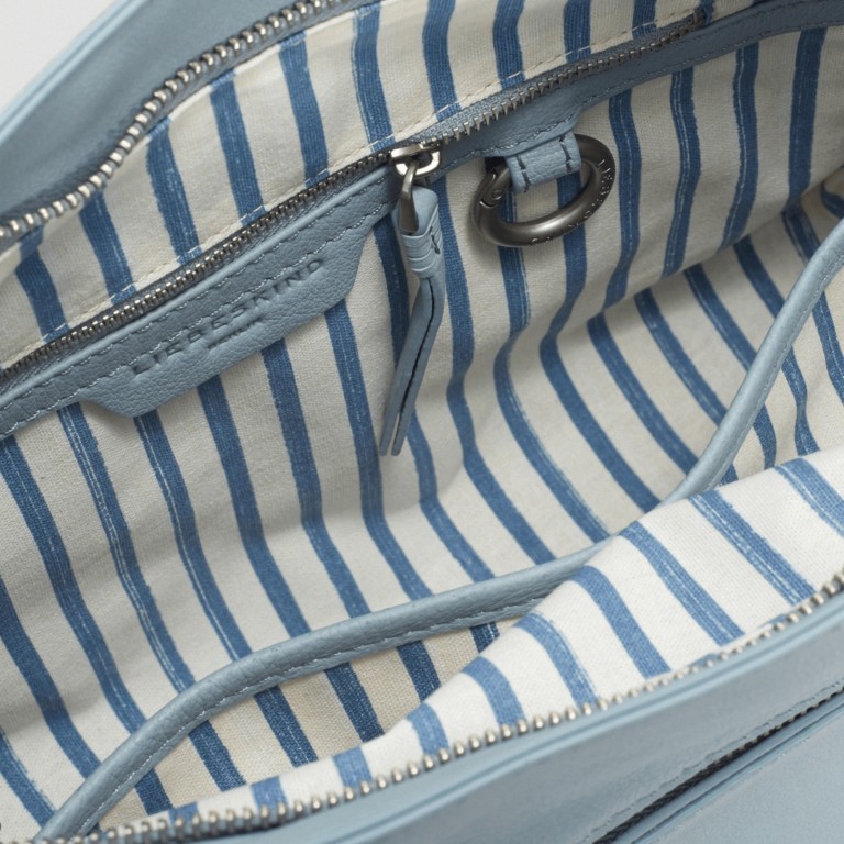 Beuteltasche Pleated Gusset Alicante Stone Blue, Farbe: grau, Marke: Liebeskind Berlin, EAN: 4058629007463, Abmessungen in cm: 29x27x10, Bild 4 von 8