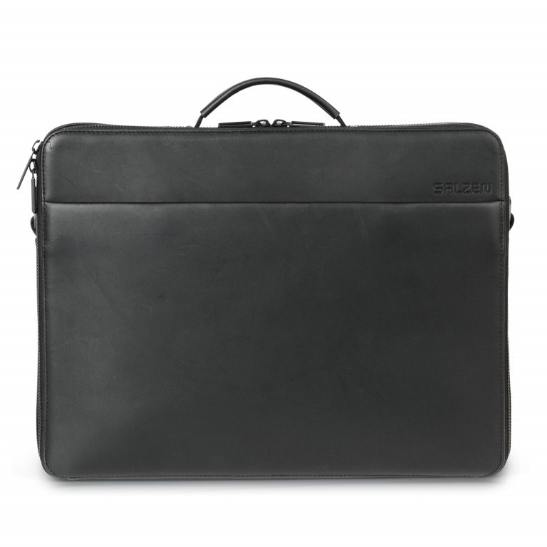 Notebooktasche Workbag L Total Black, Farbe: schwarz, Marke: Salzen, EAN: 4057081028696, Abmessungen in cm: 37x29x10, Bild 1 von 6