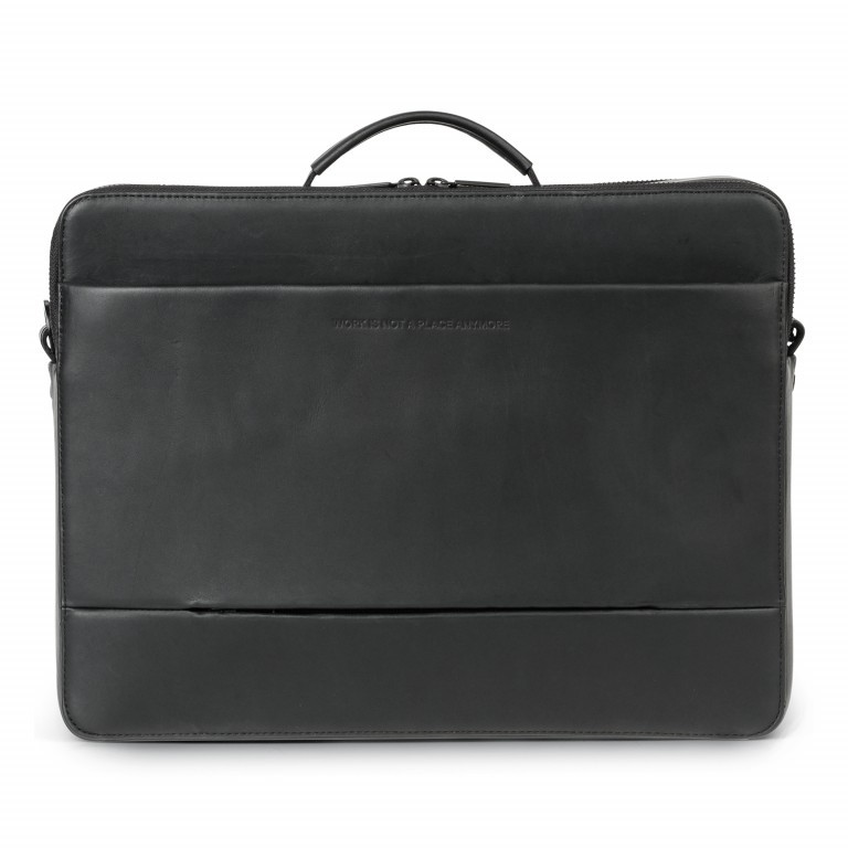 Notebooktasche Workbag L Total Black, Farbe: schwarz, Marke: Salzen, EAN: 4057081028696, Abmessungen in cm: 37x29x10, Bild 5 von 6