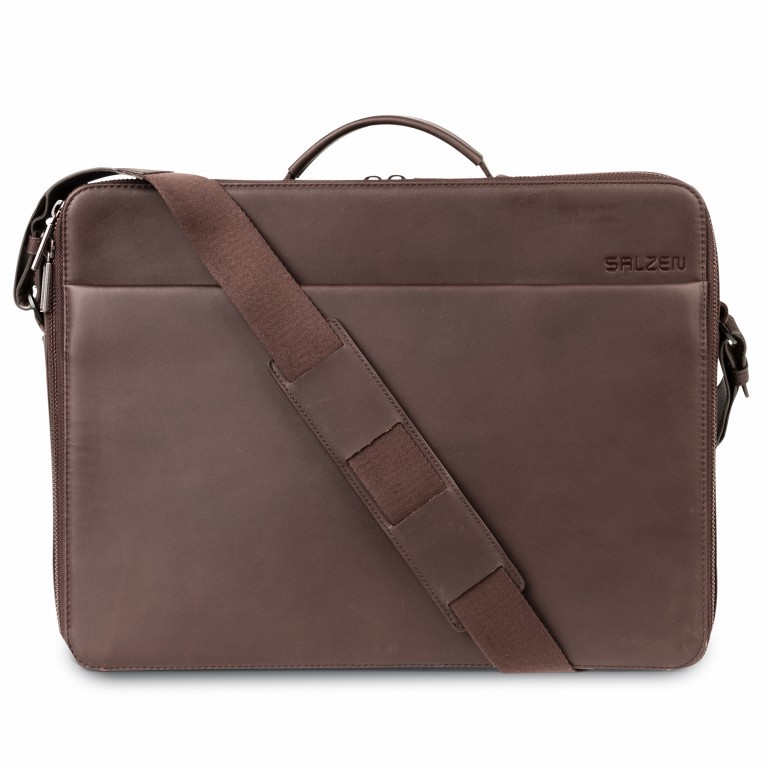 Notebooktasche Workbag L Copper Brown, Farbe: braun, Marke: Salzen, EAN: 4057081028702, Abmessungen in cm: 37x29x10, Bild 6 von 6