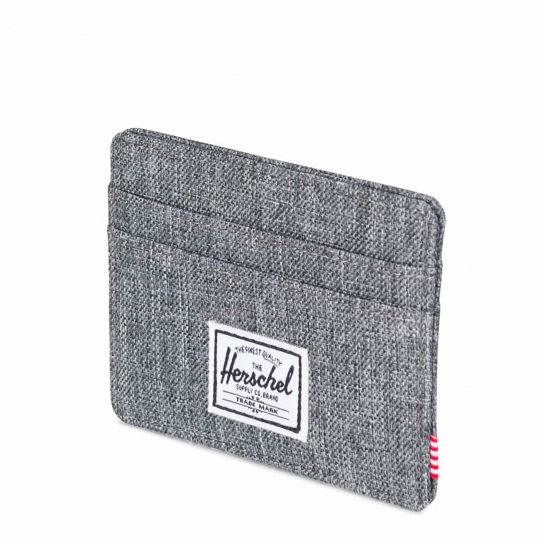 Karten-/Ausweisetui Charlie Raven Crosshatch, Farbe: schwarz, Marke: Herschel, EAN: 0828432153220, Abmessungen in cm: 10x7x0, Bild 2 von 4