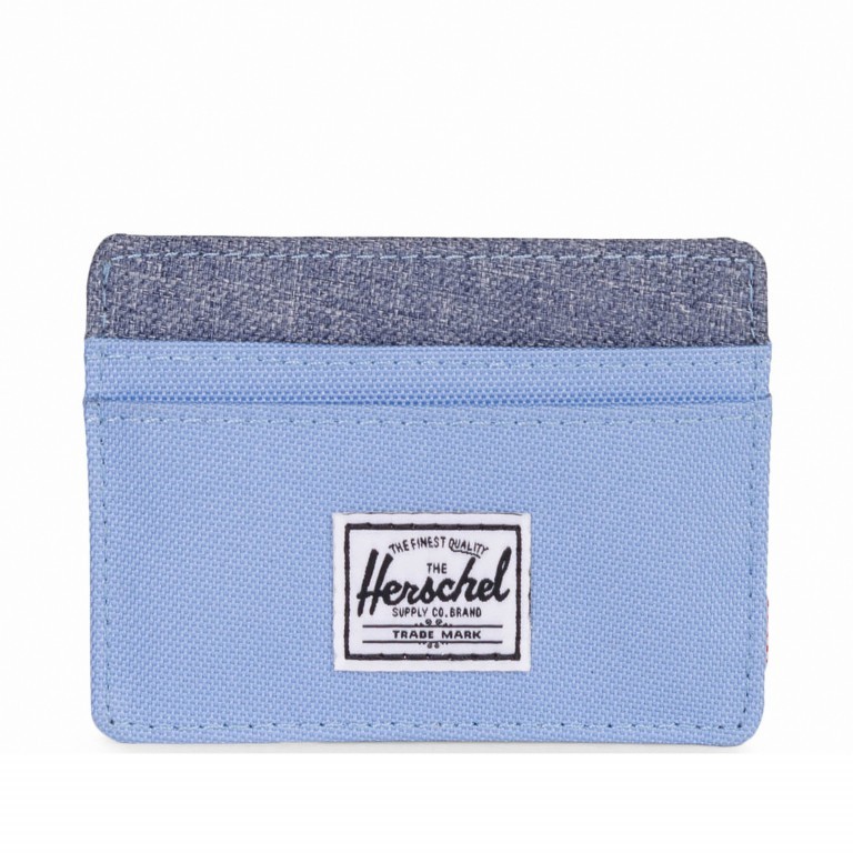 Karten-/Ausweisetui Charlie Hydrangea Dark Chambray, Farbe: blau/petrol, Marke: Herschel, EAN: 0828432174829, Abmessungen in cm: 10x7x0, Bild 1 von 4
