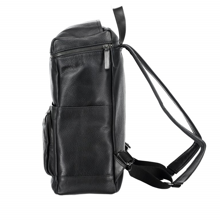 Rucksack Garret Backpack MVZ2 Black, Farbe: schwarz, Marke: Strellson, EAN: 4053533599523, Abmessungen in cm: 30x40x15, Bild 3 von 6