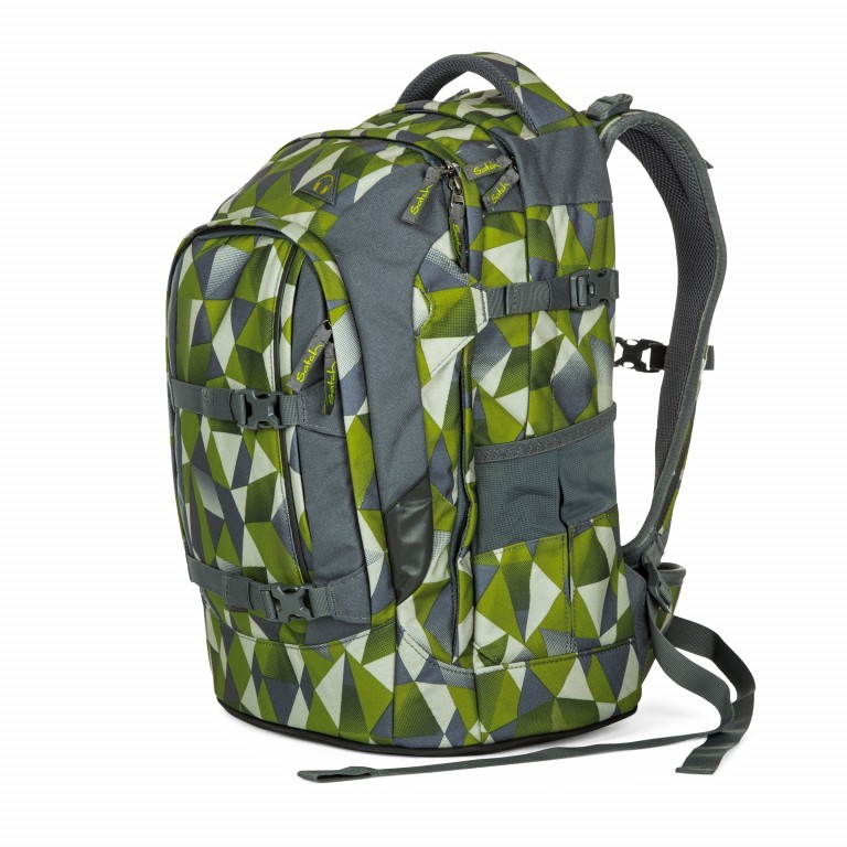 Rucksack Pack Green Crush, Farbe: grün/oliv, Marke: Satch, EAN: 4057081023486, Abmessungen in cm: 30x45x22, Bild 2 von 13