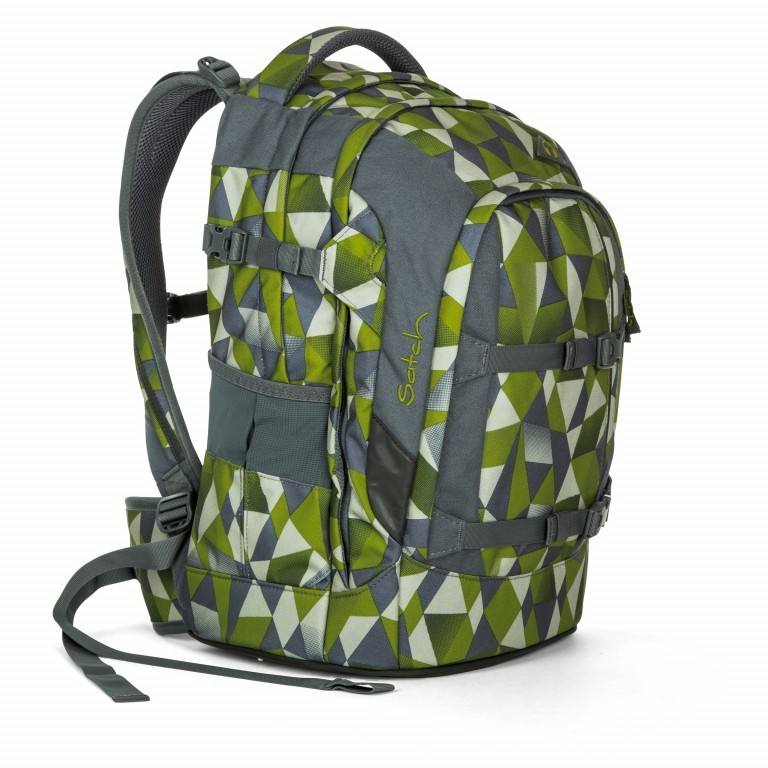 Rucksack Pack Green Crush, Farbe: grün/oliv, Marke: Satch, EAN: 4057081023486, Abmessungen in cm: 30x45x22, Bild 3 von 13