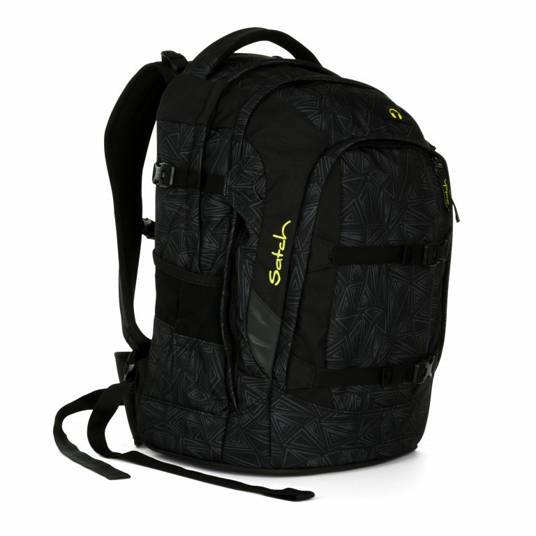 Rucksack Pack Black Bermuda, Farbe: schwarz, Marke: Satch, EAN: 4057081023479, Abmessungen in cm: 30x45x22, Bild 3 von 13