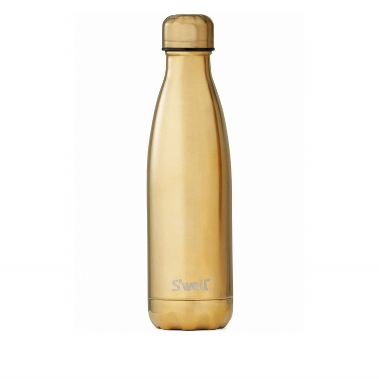 Trinkflasche Volumen 500 ml Metallic Yellow Gold, Farbe: metallic, Marke: S'well Bottle, EAN: 0640901928753, Bild 1 von 1