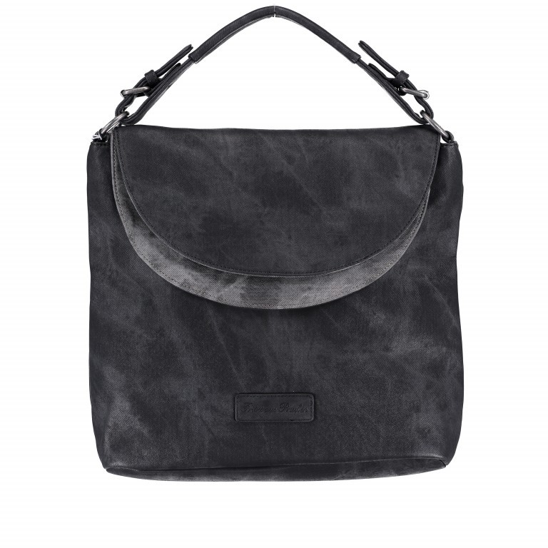 Beuteltasche Canvas Ada Black, Farbe: schwarz, Marke: Fritzi aus Preußen, EAN: 4059065077546, Abmessungen in cm: 35x33.5x14.5, Bild 1 von 8