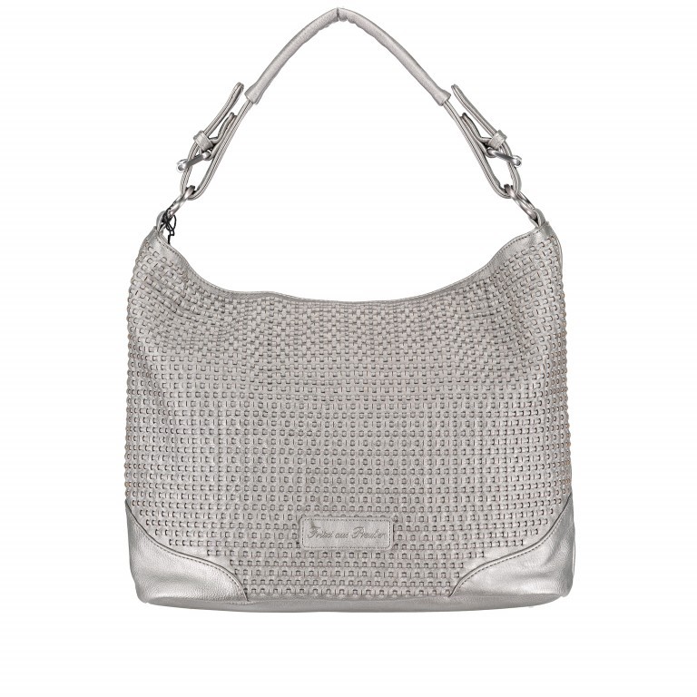 Beuteltasche Saddle Christy Silver, Farbe: metallic, Marke: Fritzi aus Preußen, EAN: 4059065079298, Abmessungen in cm: 38x31x16.5, Bild 1 von 6