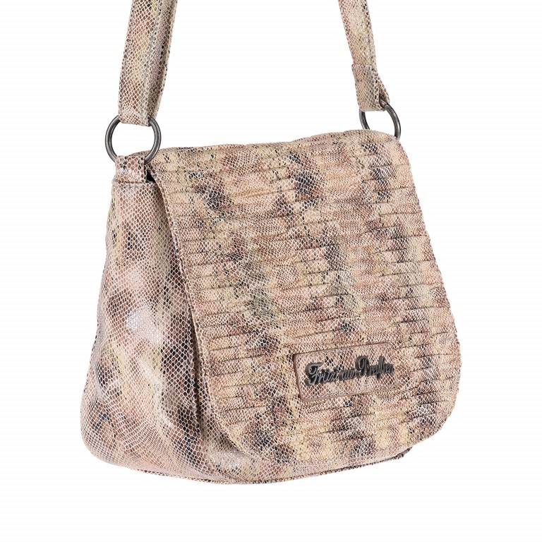 Umhängetasche Snake Drita Beige, Farbe: beige, Marke: Fritzi aus Preußen, EAN: 4059065080188, Abmessungen in cm: 23x20x11, Bild 2 von 5