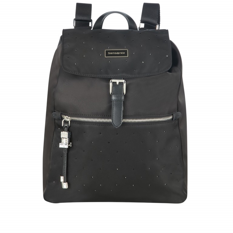 Samsonite Rucksack Karissa Biz Backpack mit Swarovski Steinchen Black