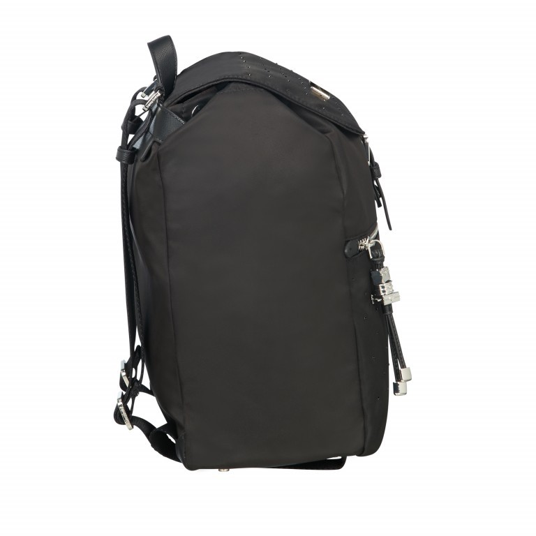Rucksack Karissa Biz Backpack mit Swarovski-Steinchen Black, Farbe: schwarz, Marke: Samsonite, EAN: 5414847823602, Abmessungen in cm: 26x36x12, Bild 3 von 9