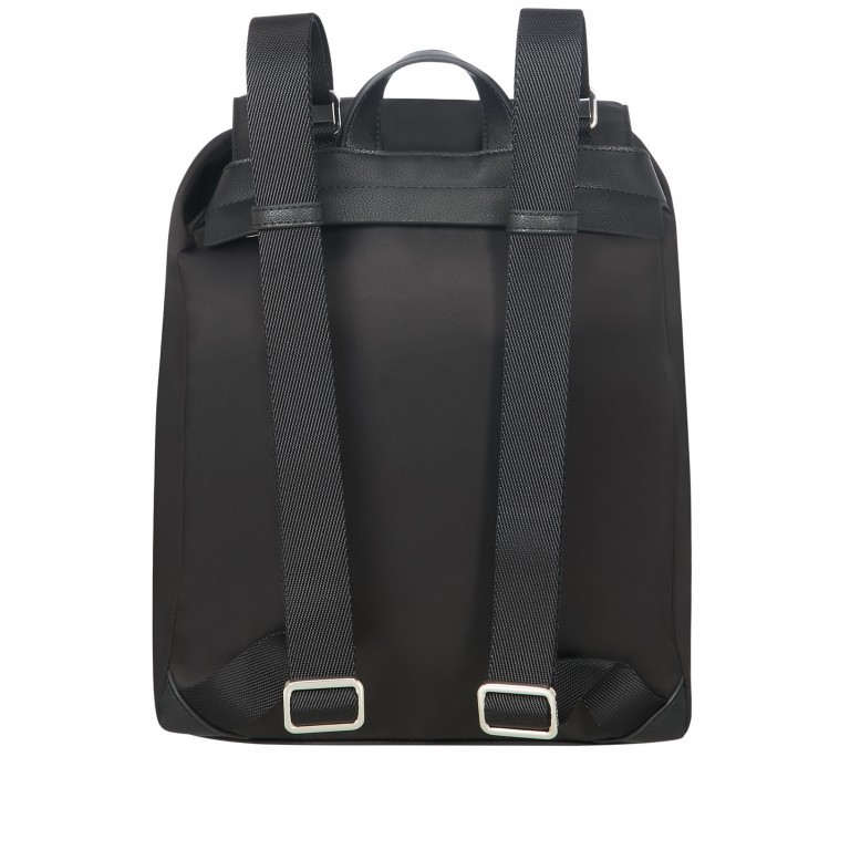 Rucksack Karissa Biz Backpack mit Swarovski-Steinchen Black, Farbe: schwarz, Marke: Samsonite, EAN: 5414847823602, Abmessungen in cm: 26x36x12, Bild 6 von 9