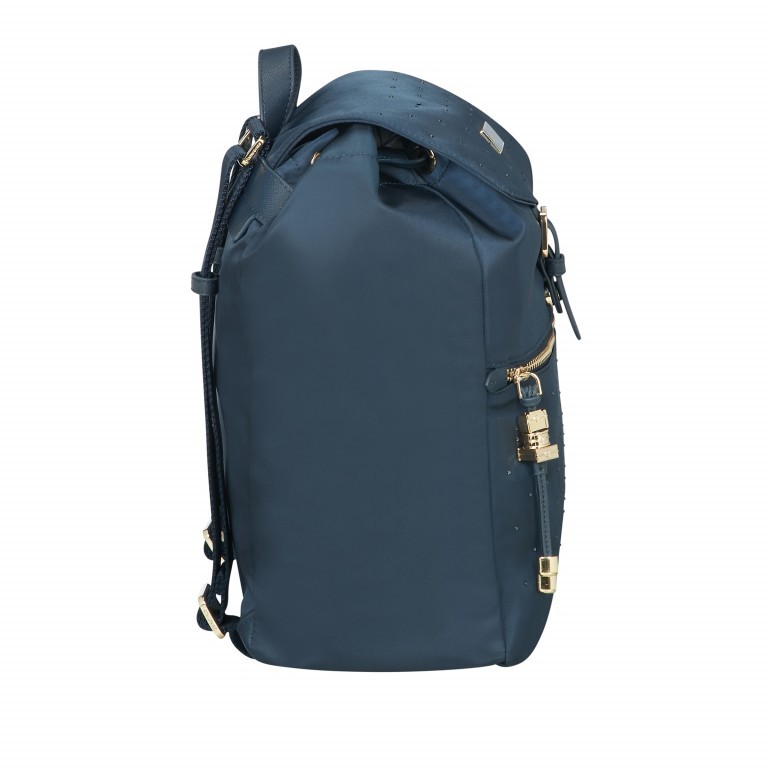 Rucksack Karissa Biz Backpack mit Swarovski-Steinchen Dark Navy, Farbe: blau/petrol, Marke: Samsonite, EAN: 5414847823619, Abmessungen in cm: 26x36x12, Bild 3 von 9