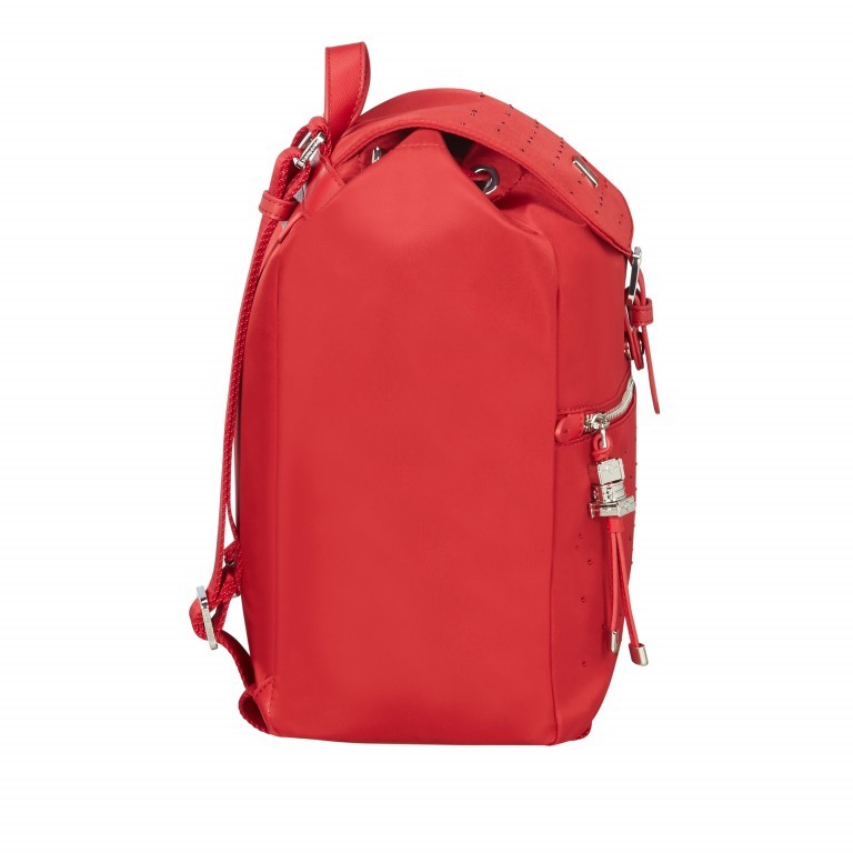 Rucksack Karissa Biz Backpack mit Swarovski-Steinchen Formula Red, Farbe: rot/weinrot, Marke: Samsonite, EAN: 5414847823596, Abmessungen in cm: 26x36x12, Bild 3 von 9