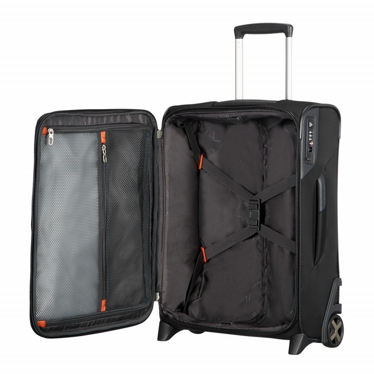 Koffer xblade Upright 55 mit zwei Rollen Black, Farbe: schwarz, Marke: Samsonite, Abmessungen in cm: 40x55x23, Bild 2 von 4