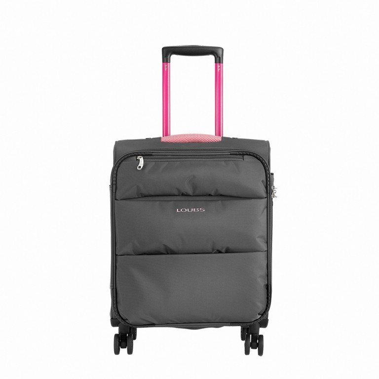 Koffer Adelaide Sport 55 cm Rosa, Farbe: grau, Marke: Loubs, Abmessungen in cm: 38x54x20, Bild 1 von 5