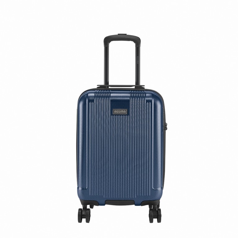 Koffer Albany 55 cm Dunkelblau, Farbe: blau/petrol, Marke: Assima, Abmessungen in cm: 36x55x20, Bild 1 von 5