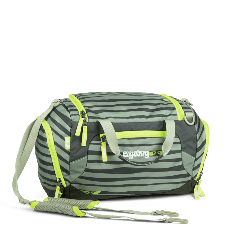 Sporttasche Super NinBär, Farbe: grün/oliv, Marke: Ergobag, EAN: 4057081024759, Abmessungen in cm: 40x20x25, Bild 1 von 1