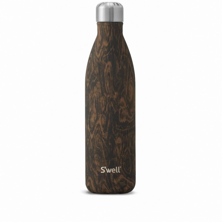 Trinkflasche Volumen 750 ml Wenge Wood, Farbe: braun, Marke: S'well Bottle, EAN: 0814666026287, Bild 1 von 2
