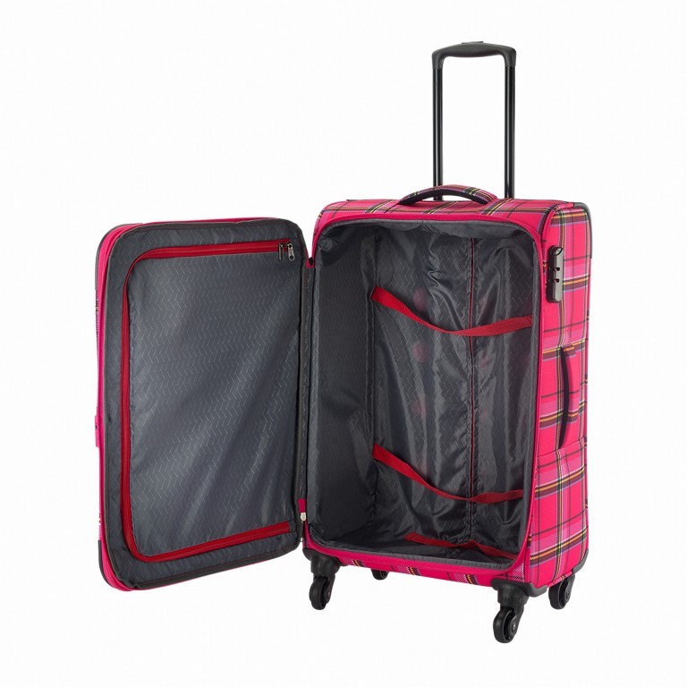 Koffer Campus 54 cm Pink, Farbe: rosa/pink, Marke: Travelite, EAN: 4027002063815, Abmessungen in cm: 54x40x20, Bild 3 von 5