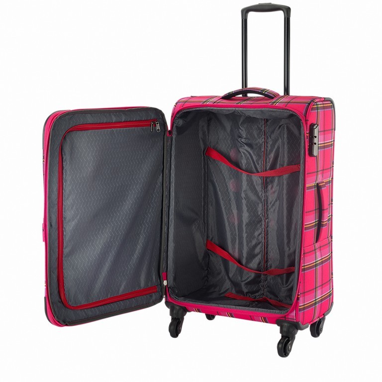 Koffer Campus 77 cm Pink, Farbe: rosa/pink, Marke: Travelite, EAN: 4027002063853, Abmessungen in cm: 48x77x32, Bild 3 von 5