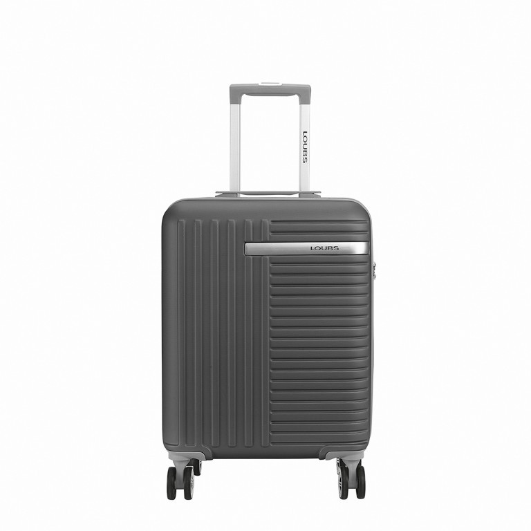 Koffer Melville 55 cm Dunkelgrau, Farbe: grau, Marke: Loubs, Abmessungen in cm: 39x54x20, Bild 1 von 5