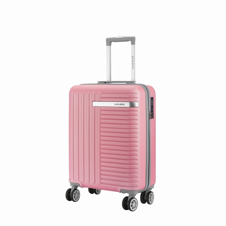 Koffer Melville 55 cm Rosa, Farbe: rosa/pink, Marke: Loubs, Abmessungen in cm: 39x54x20, Bild 2 von 5
