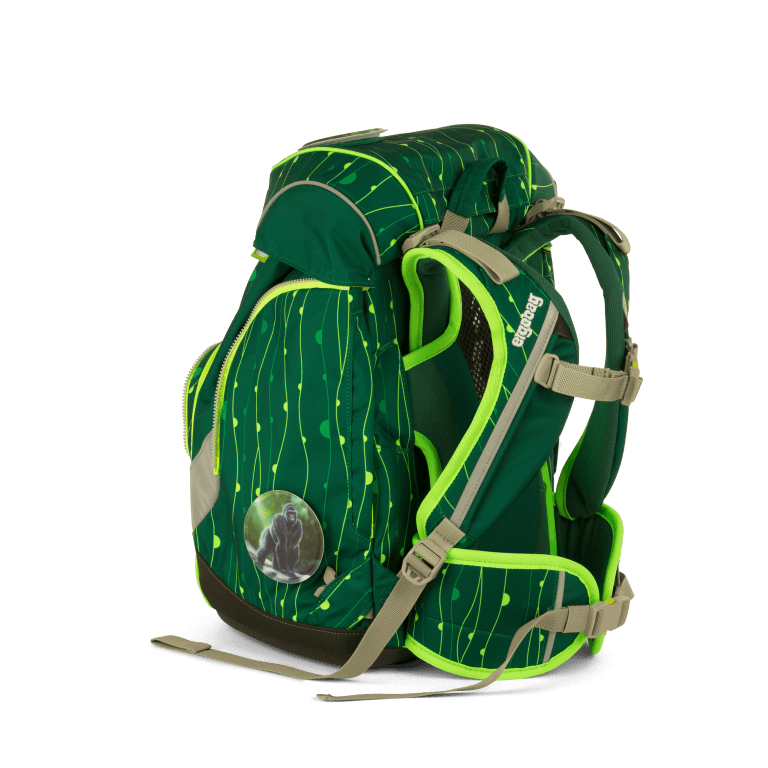 Schulranzen Pack Lumi Edition Set 6-teilig RambazamBär, Farbe: grün/oliv, Marke: Ergobag, EAN: 4057081024254, Abmessungen in cm: 25x35x22, Bild 4 von 11